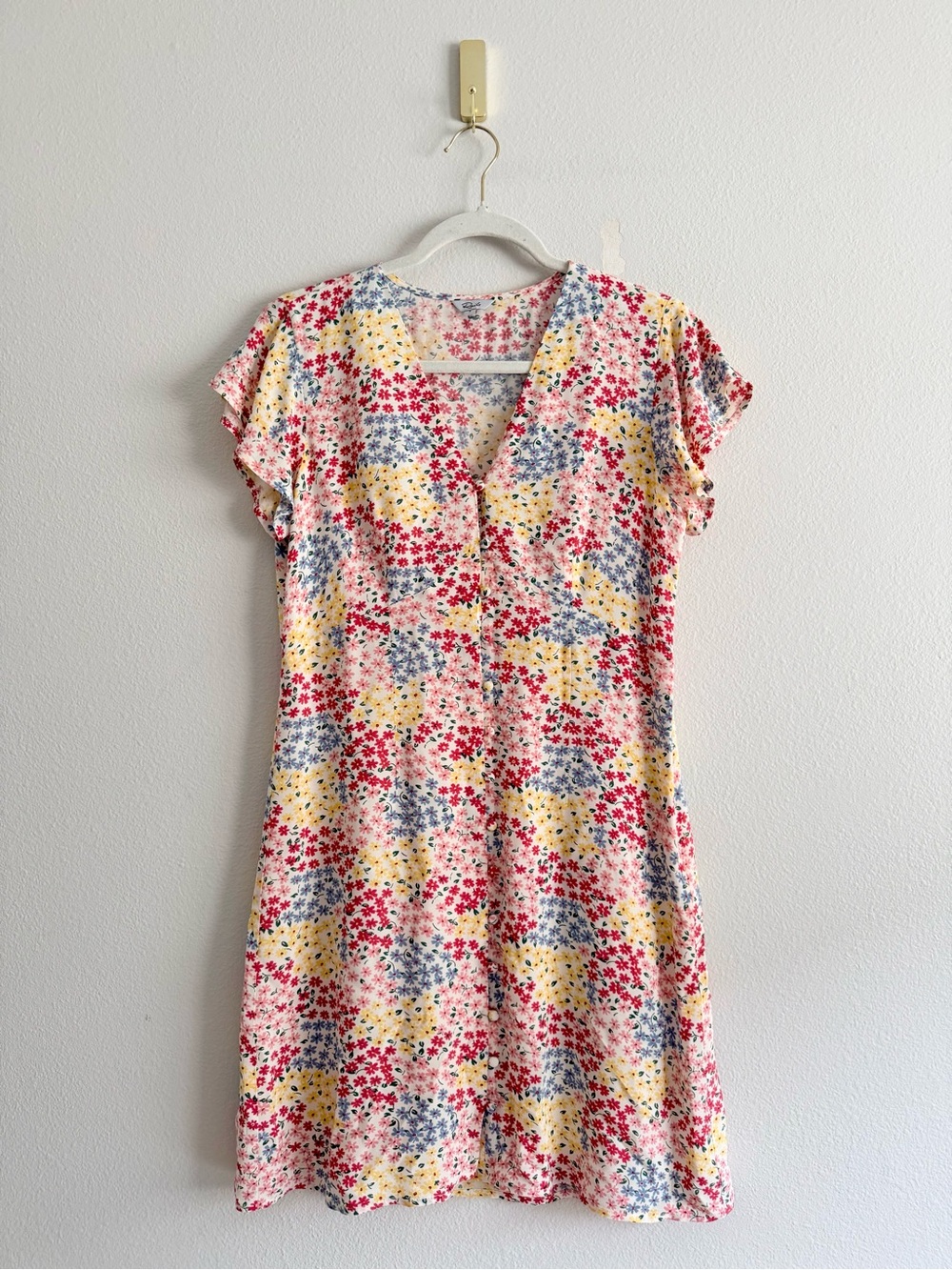 Rails Helena mini dress in Flower Meadow‎  print multicolor florals Sz S